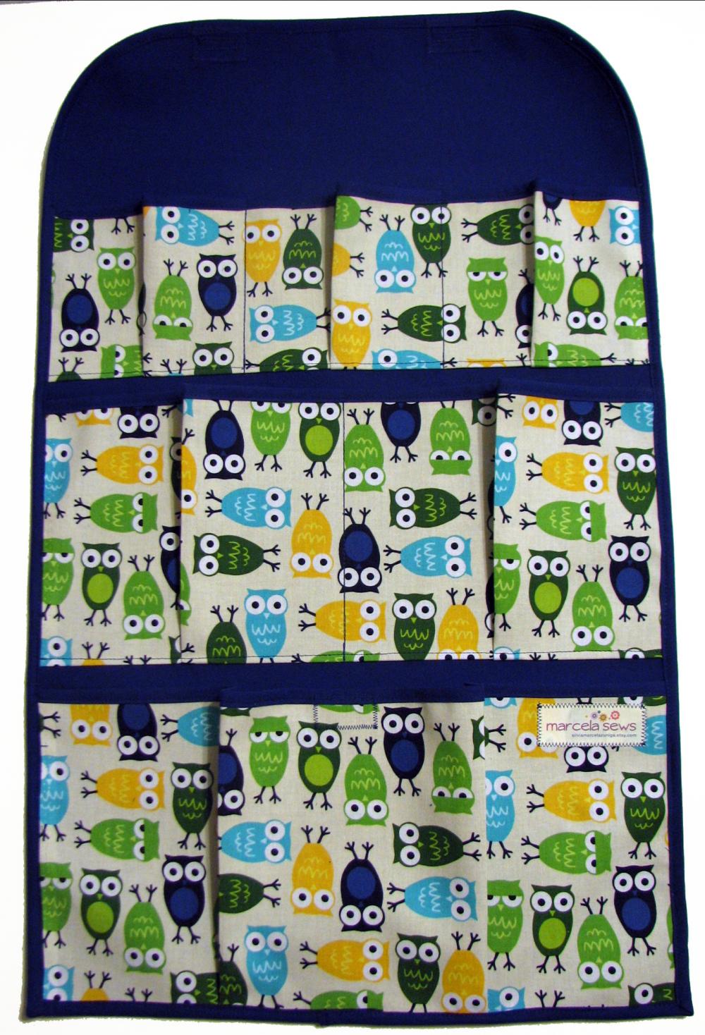 Urban Zoologie Owls - Robert Kaufman - Car Organizer